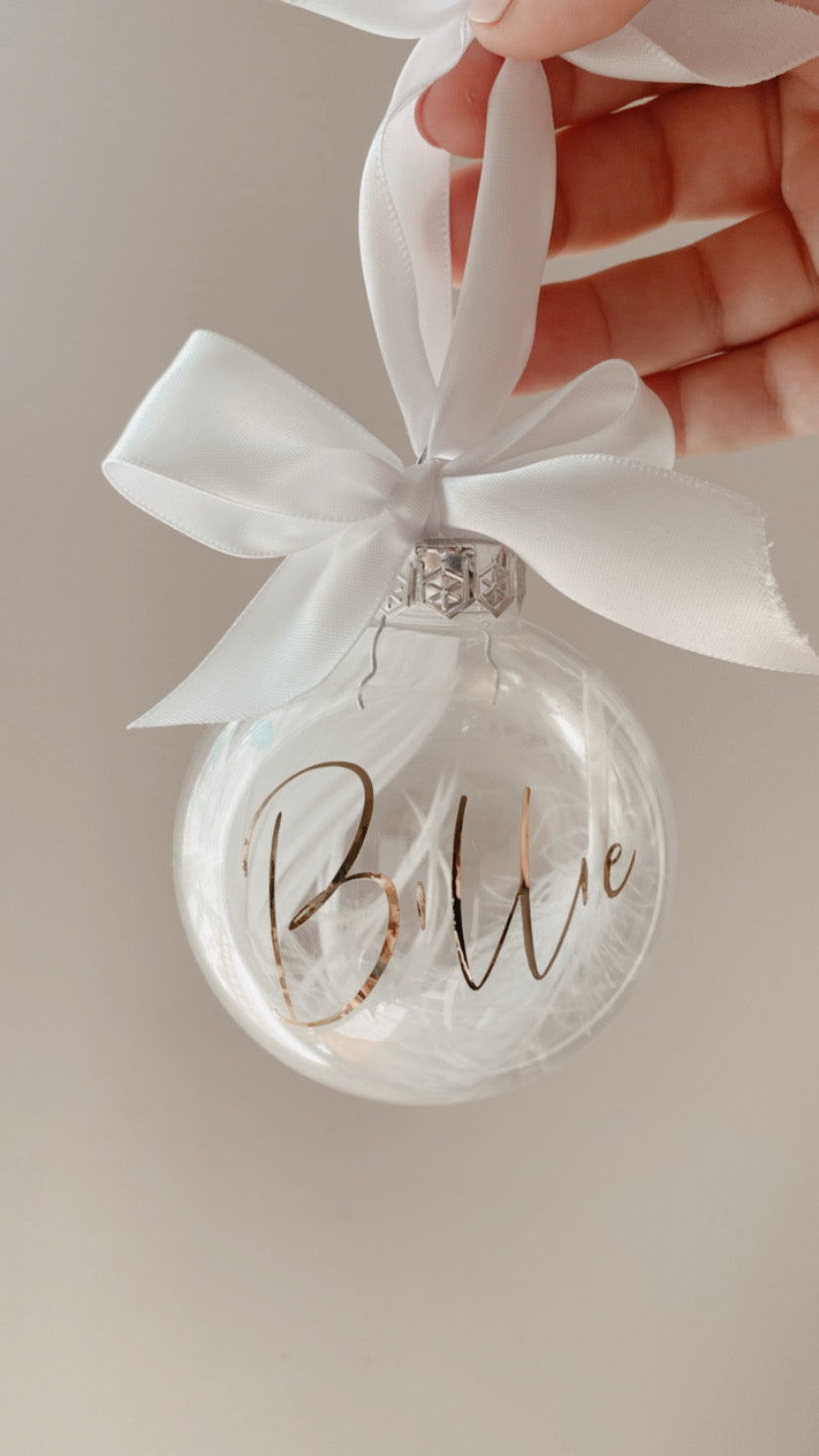 Personalised Round Bauble