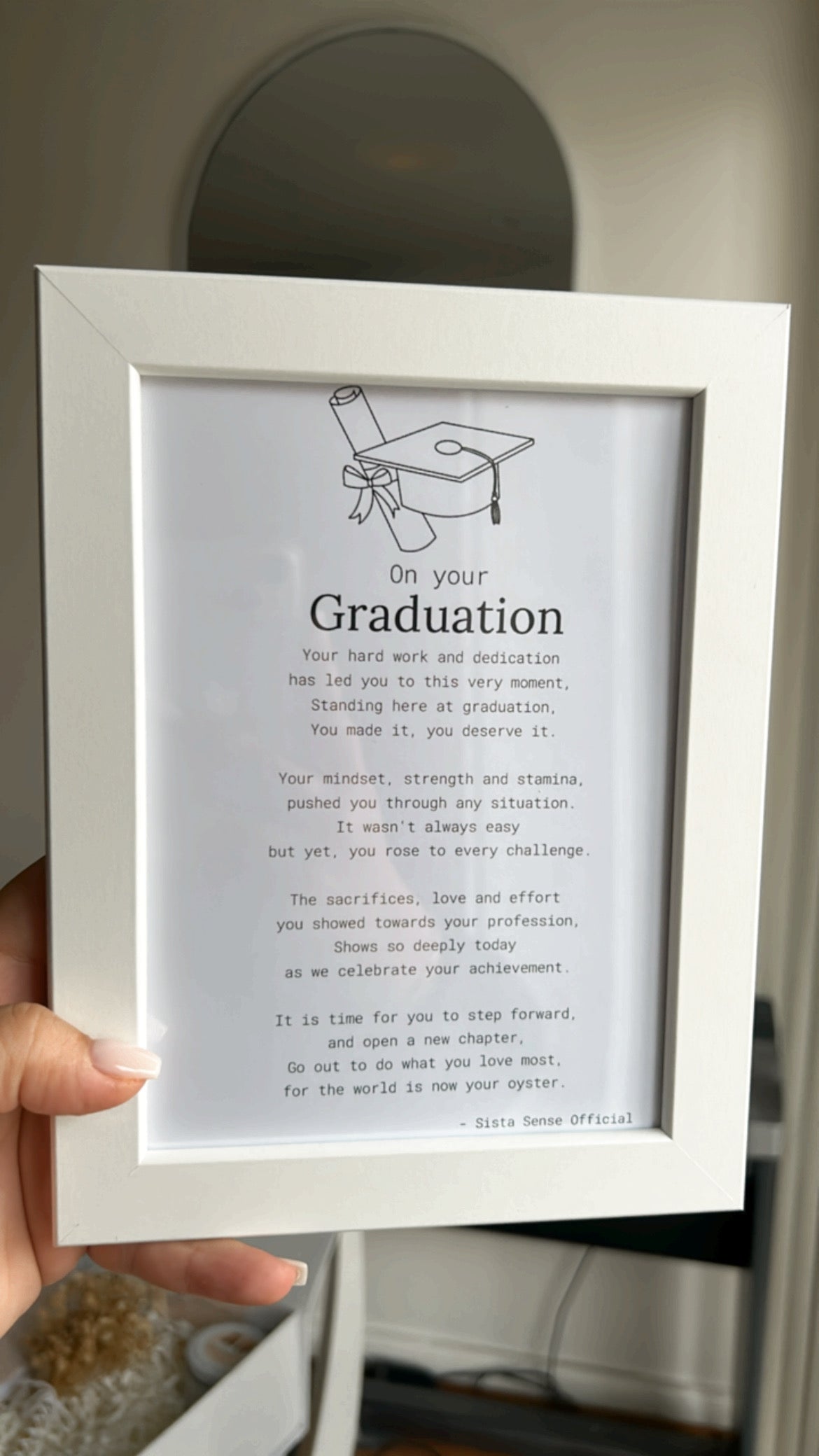 Graduation Letter Print