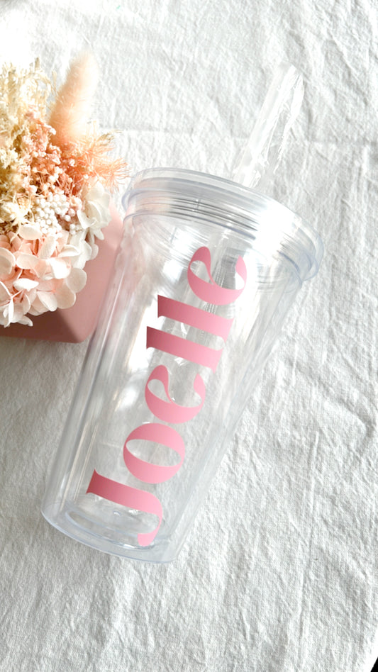 Personalised Name/Business Plastic Tumbler