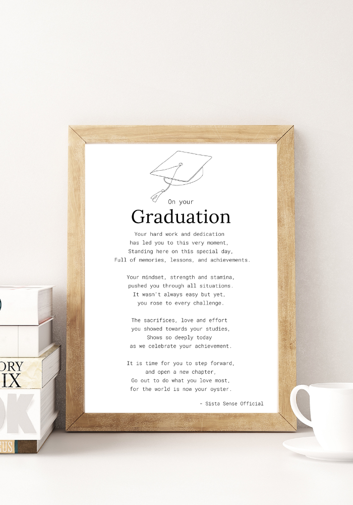 Graduation Letter Print