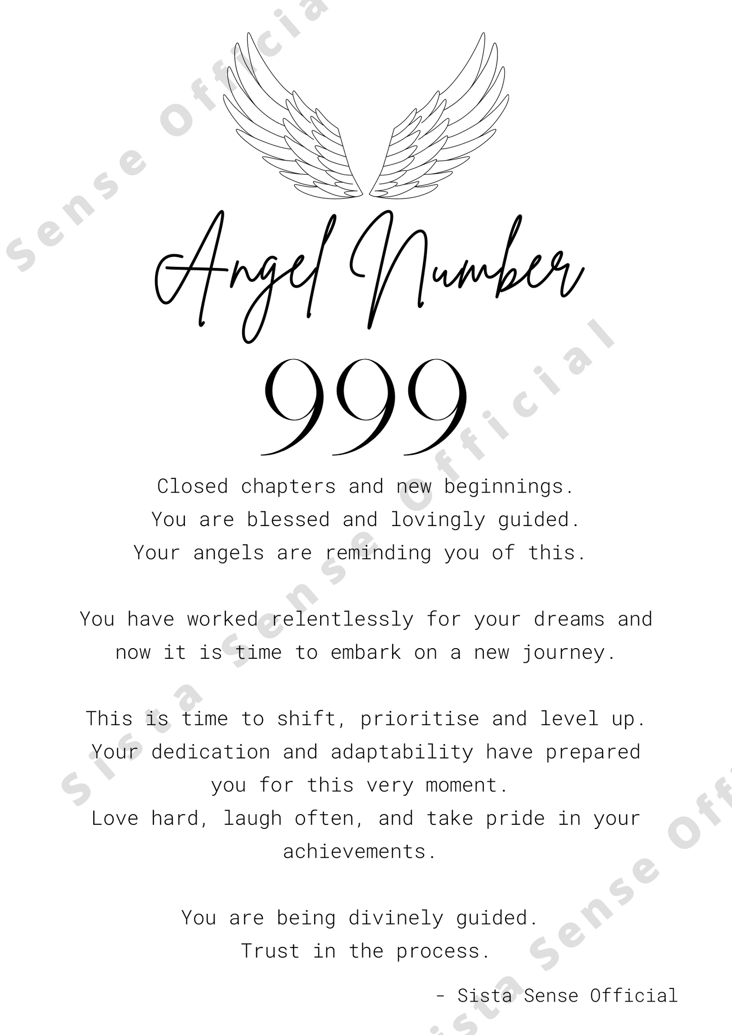 Angel Number 999