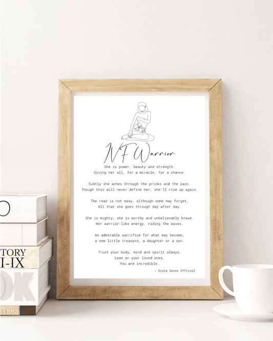 IVF Warrior Letter Print